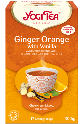 Ginger Orange with Vanilla Yogi Tea (Ingveri-Apelsini tee koos vanilliga)