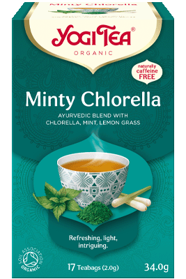 Minty Chlorella Yogi Te, organic